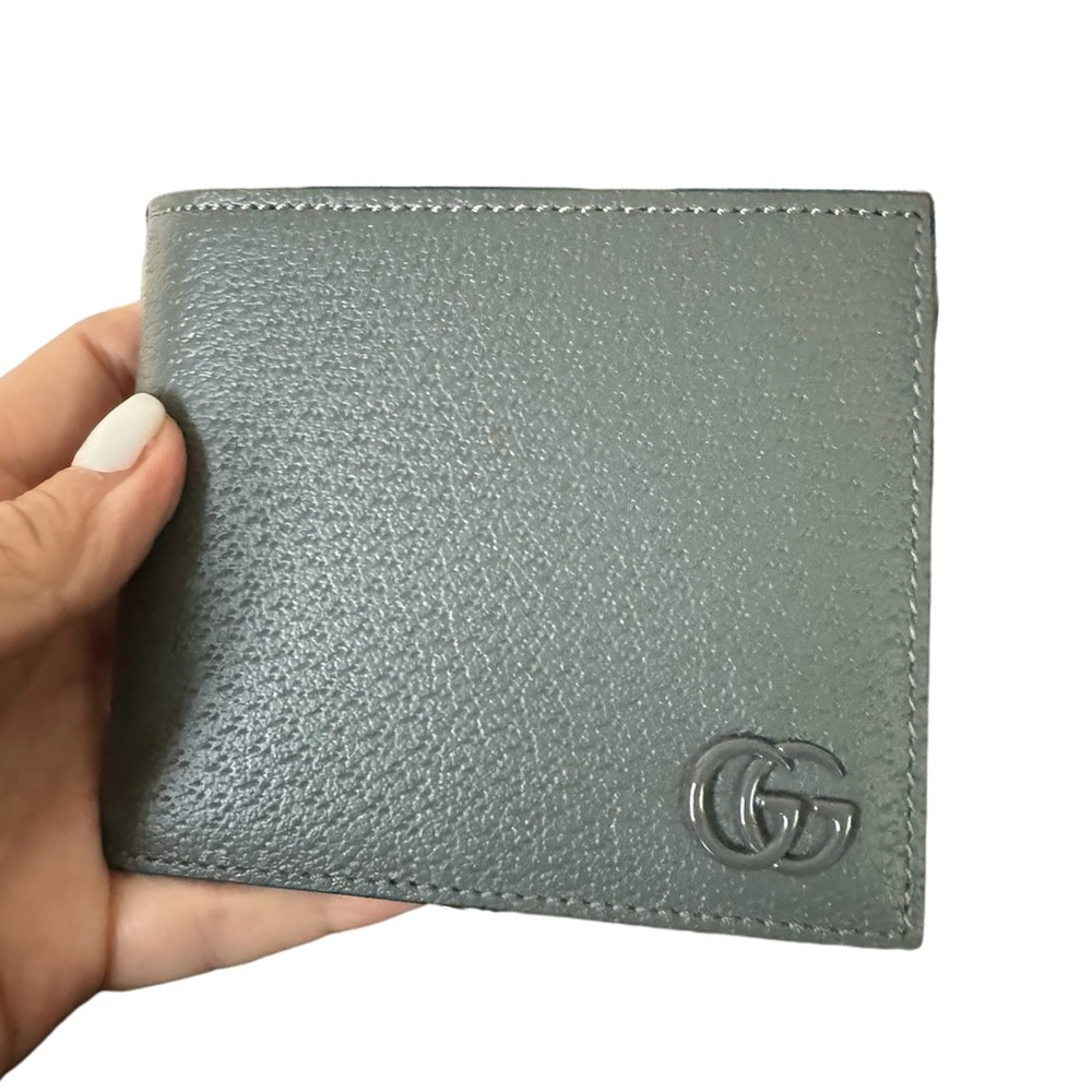 GUCCI GREY GG MARMONT CARD CASE WALLET Full inclusion